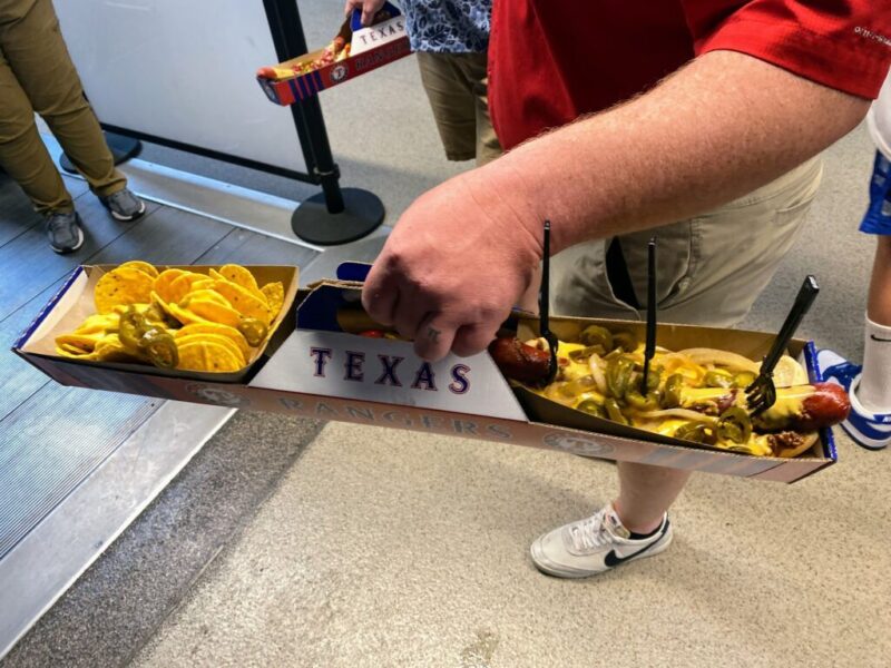 Diary from a Texas Rangers game