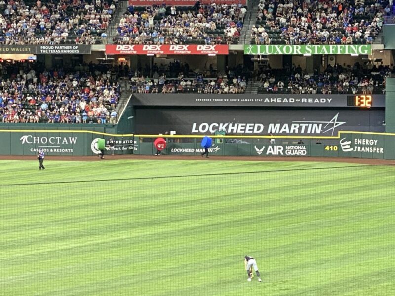 Diary from a Texas Rangers game