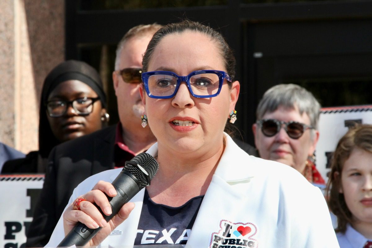 Felicia Martin speaks at press conference