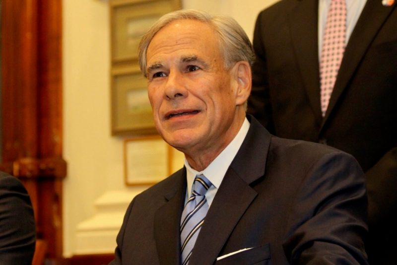 Gov. Greg Abbott in the Texas Capitol