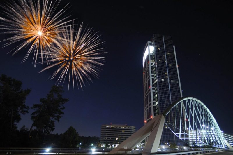 4th of July Fireworks Shows in Houston
