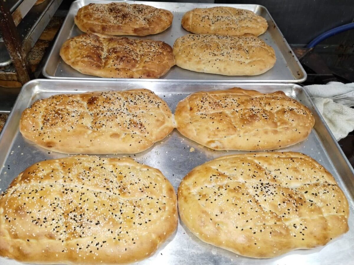 Bakery items from a halal market